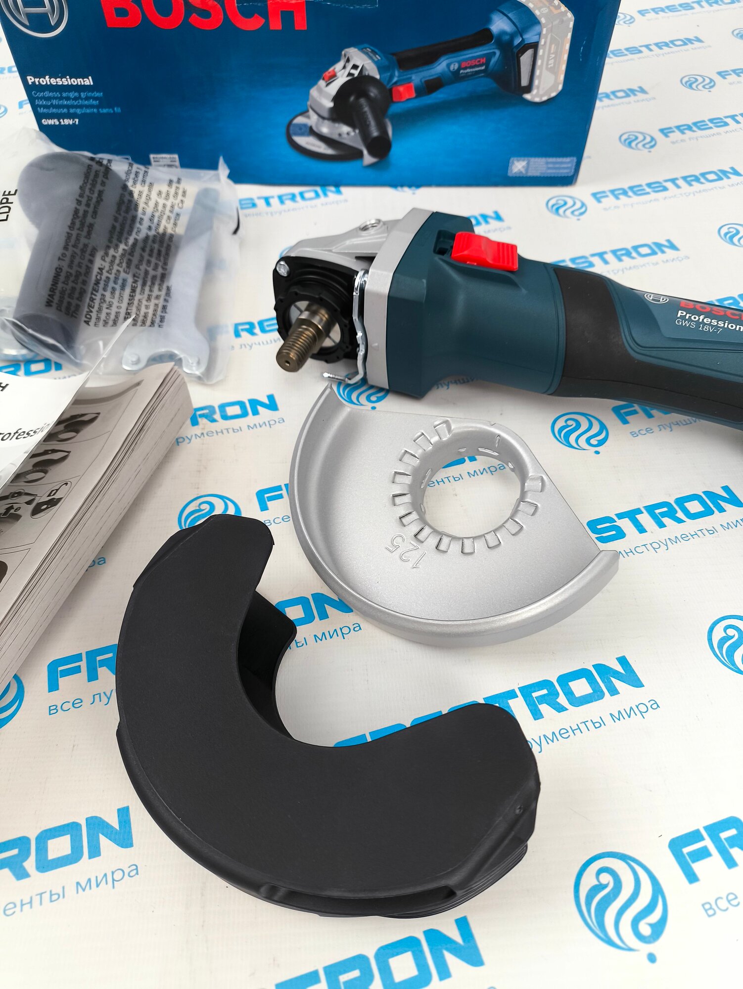 УШМ аккумуляторная Bosch GWS 18V-7 арт06019H9001 рынок Европа