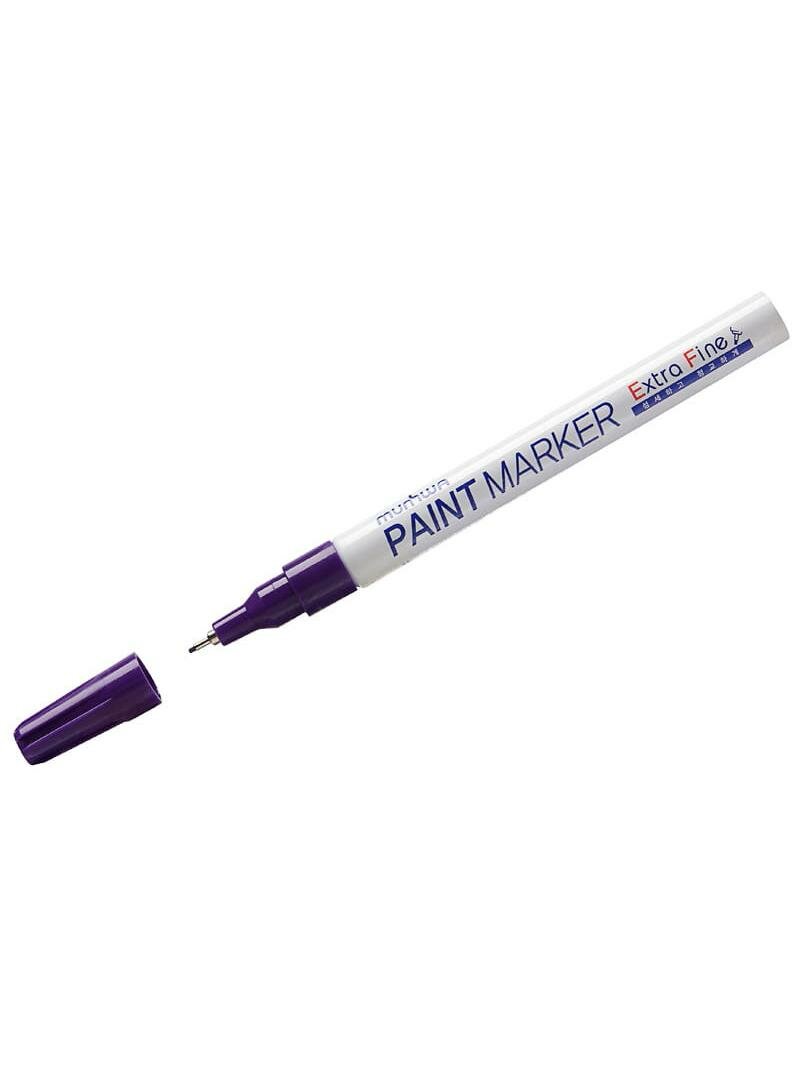 Маркер-краска MunHwa EFPM-09 Extra Fine Paint Marker универсальный нитро-основа фиолетовый 1 мм {260038} 1 шт