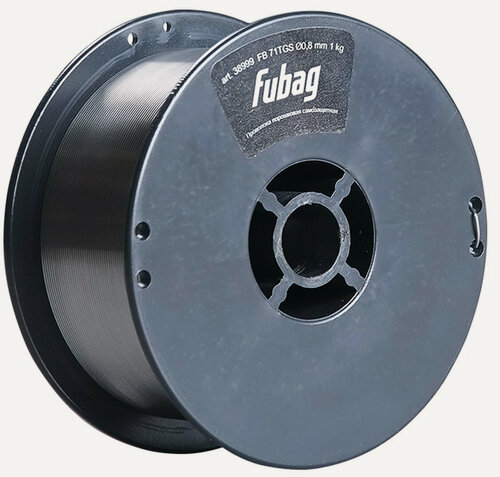 Изображение товара Проволока сварочная флюсовая FUBAG 71TGS 0,8мм, 1 кг Проволока сварочная флюсовая FUBAG 71TGS, 0,8 мм, 1 кг