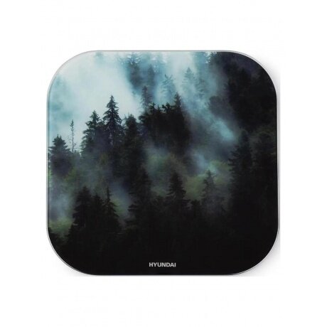 Весы напольные электронные Hyundai H-BS03761 макс.180кг т. зеленый