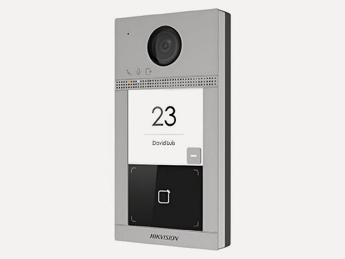 Изображение товара Вызывная панель HIKVISION DS-KV8113-WME1(C)/Flush 2Мп IP на одного абонента с ИК-подсветкой и Wi-Fi