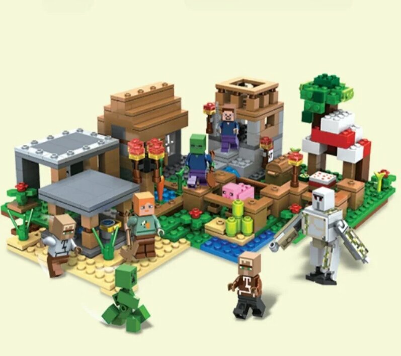 Конструктор Minecraft My world SJ8802 Деревня Манкрафт 562 детали — фото 1