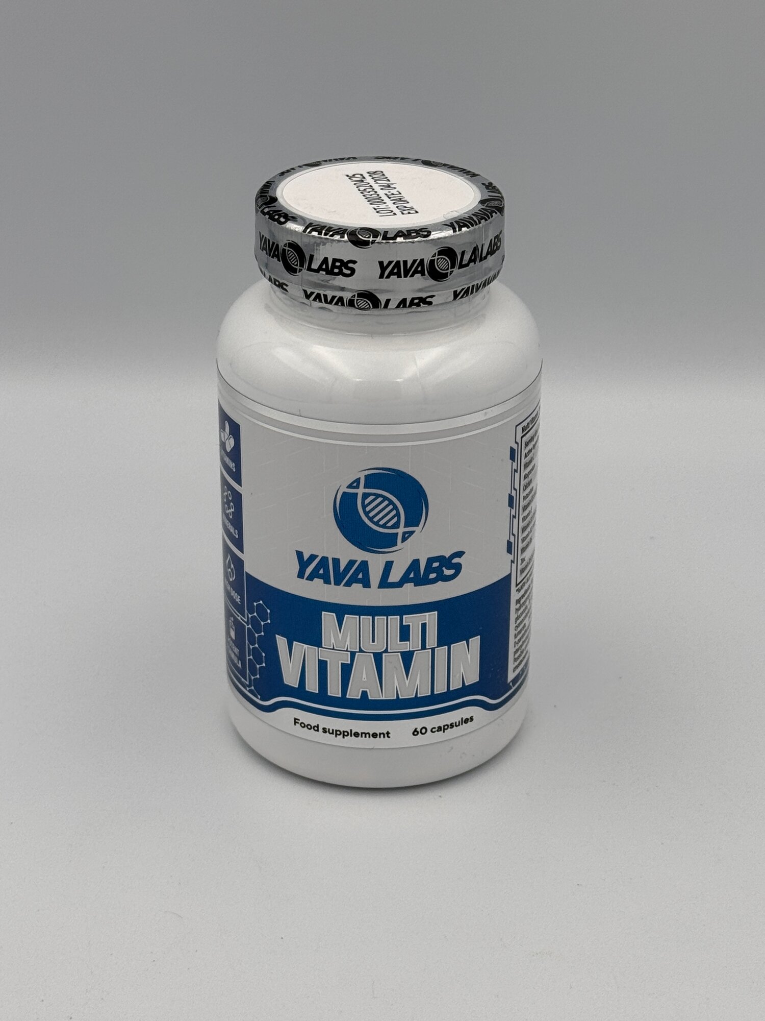Витамины Yava labs, Multi Vitamin, 60 Caps, комплекс витаминов и минералов