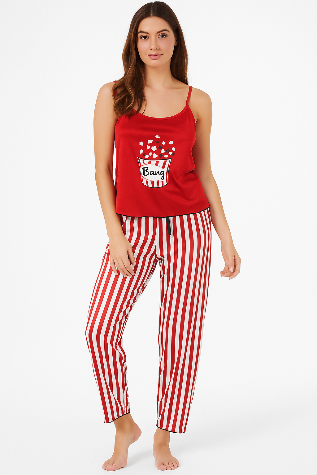 Сорочка  XL L, размер XL, 25 красный — фото 1