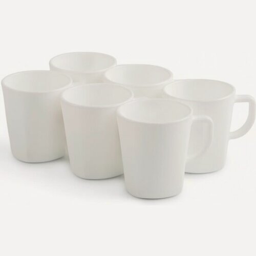 Изображение товара Набор кружек Luminarc HAVANA 6 шт, 250 мл, стекло, белый (V1109)