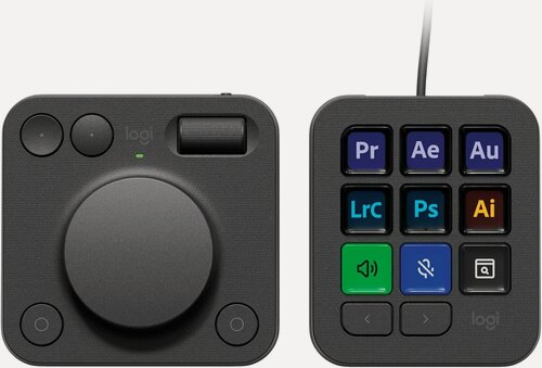 Изображение товара Клавиатура Logitech MX Creative Console, для творчества, черный цвет