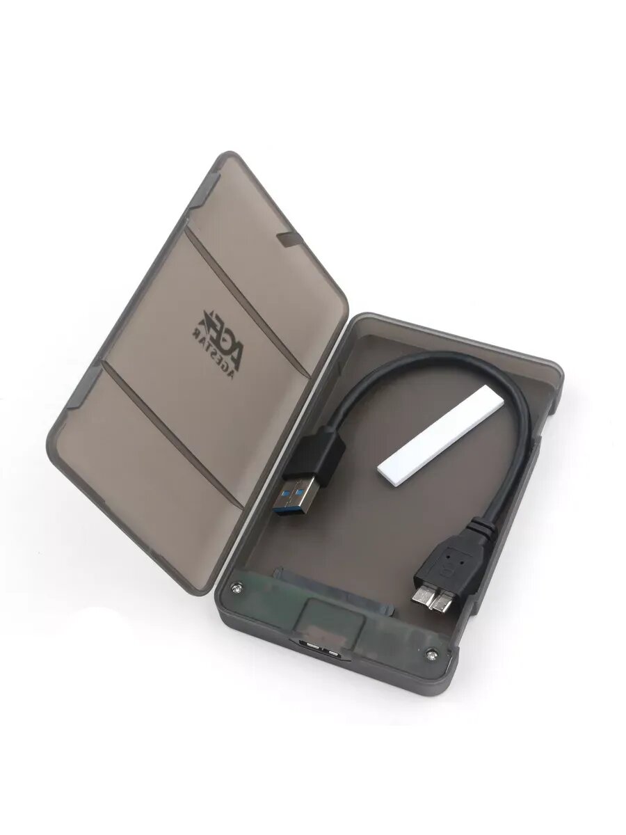 USB 3.0 Внешний корпус 2.5 SATAIII HDD/SSD 3UBCP3 (BLACK) — фото 1