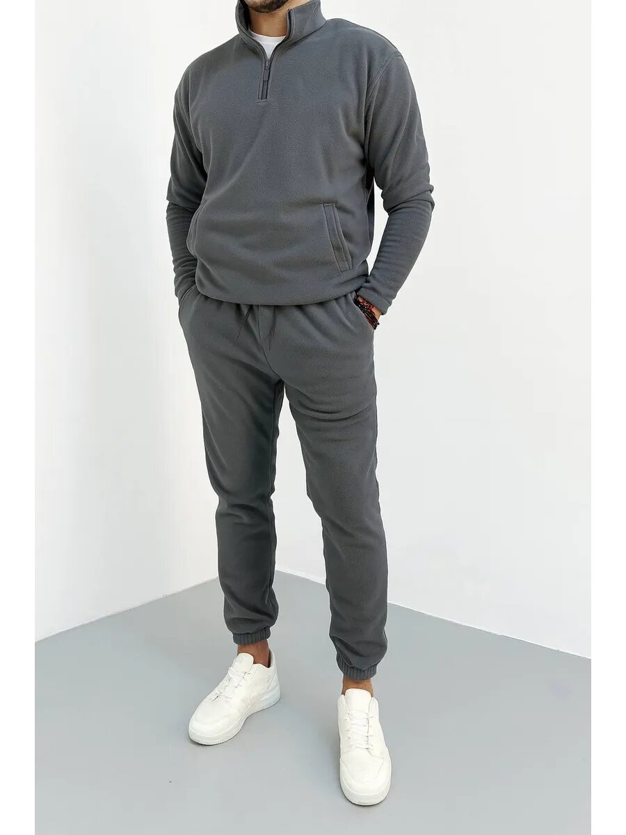 Костюм спортивный SKOS Осень - Зима 2026 размер L темно-серый