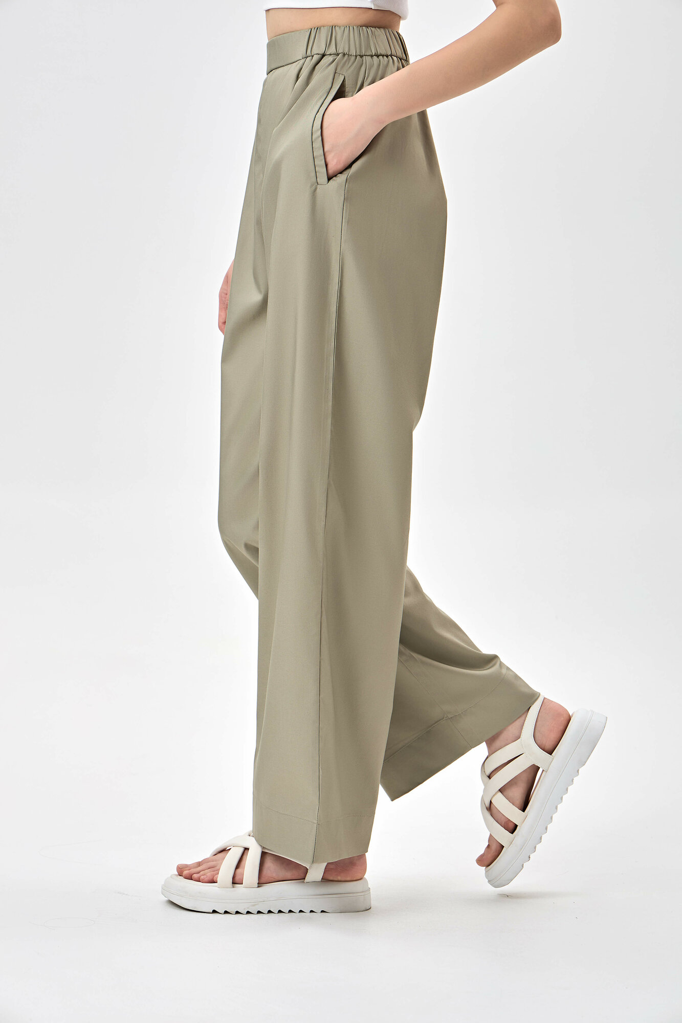 Брюки классические TERRA PRO, размер M, Khaki — фото 1