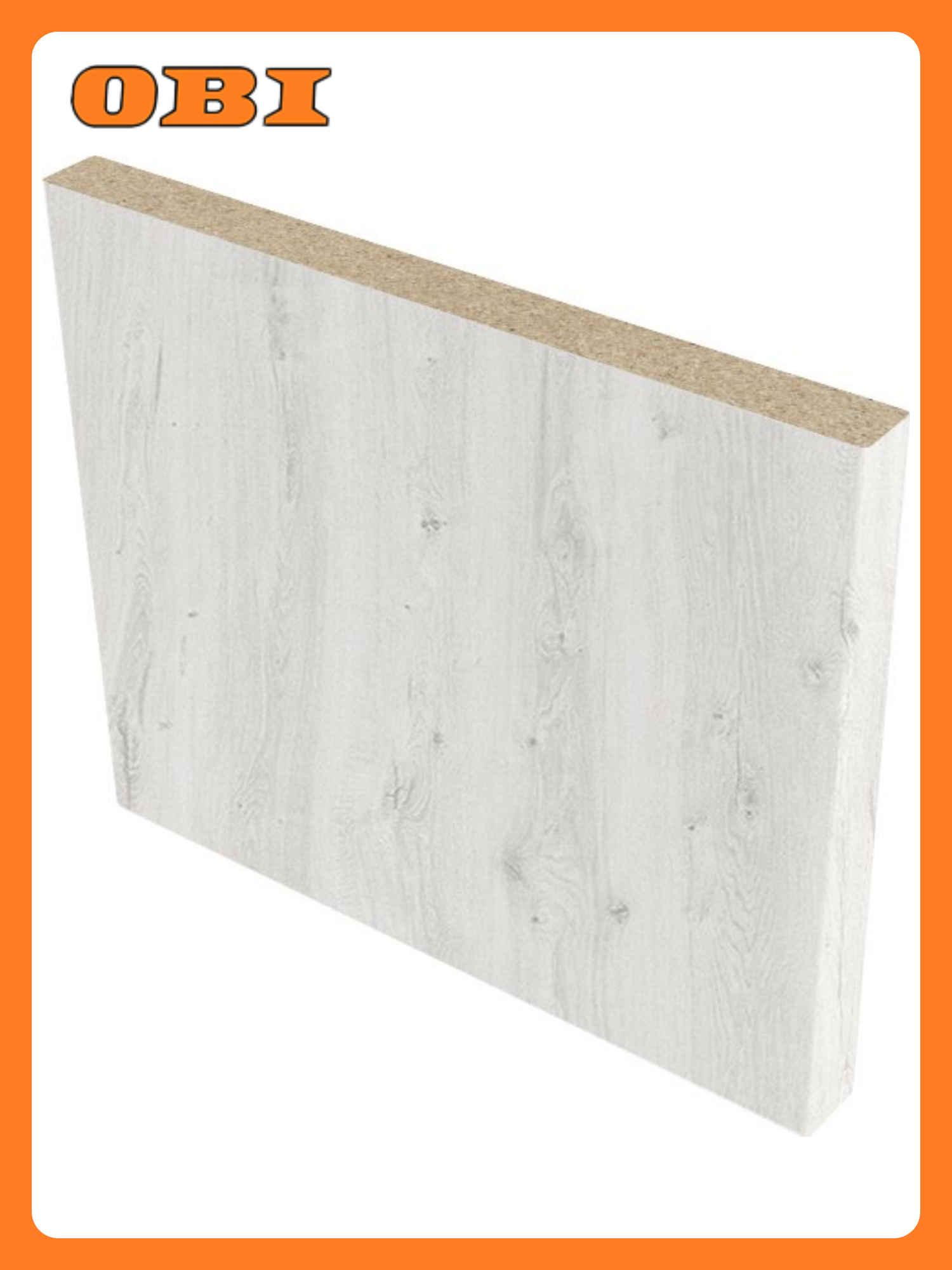 Доборная планка ELDORF Бавария ПВХ МДФ 120x8x2070мм белая