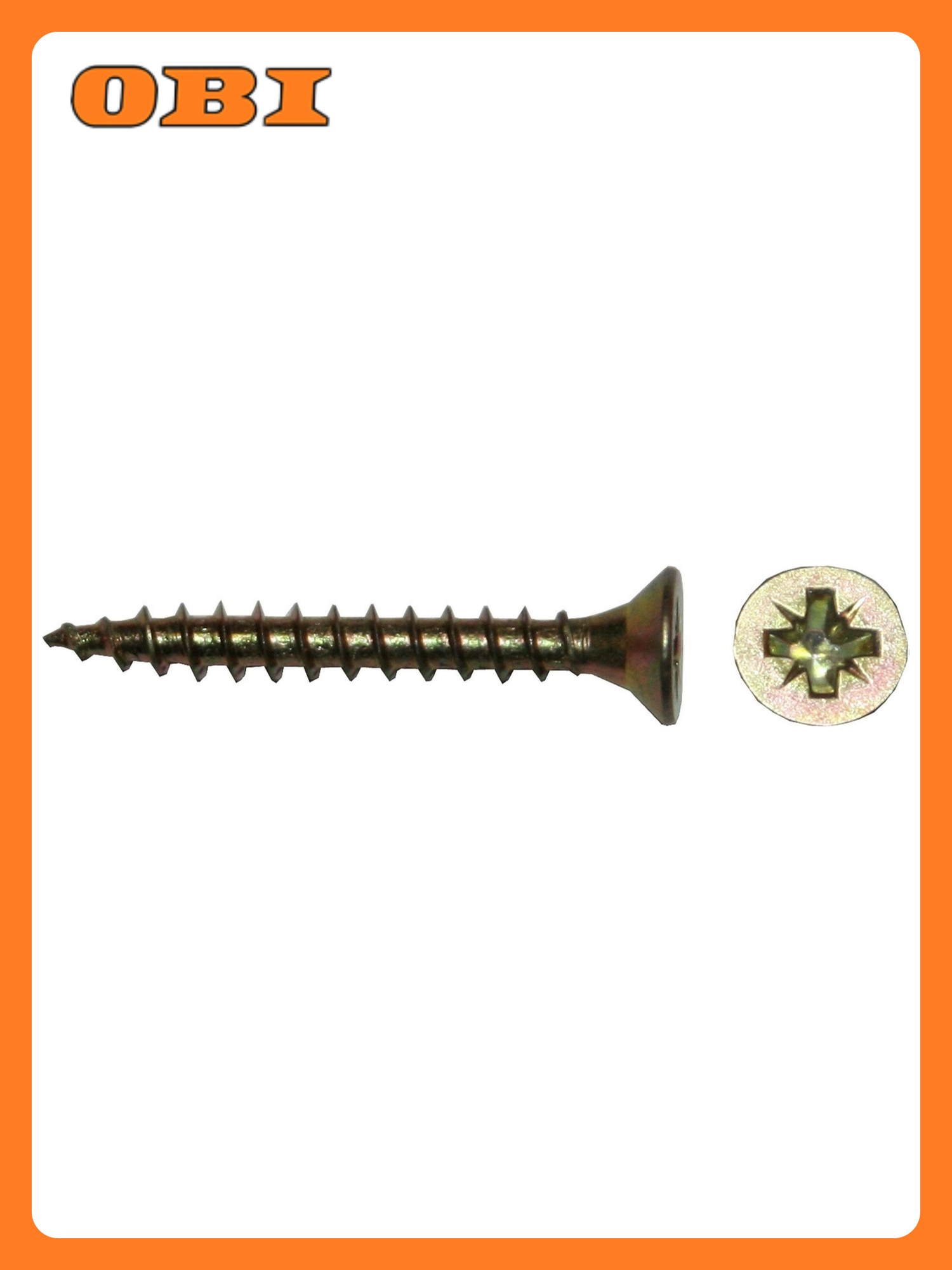 Саморезы Tech-KREP 5х80 мм крестообразные универсальные желты цинк 100 шт