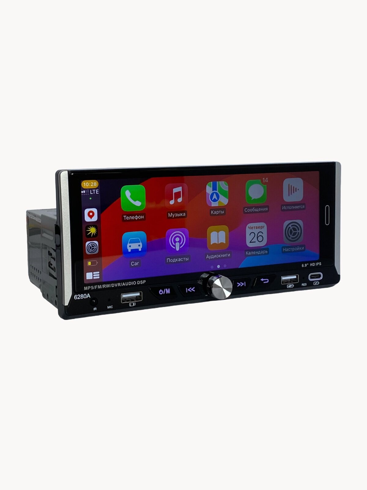 Автомагнитола 1 din Android с Carplay