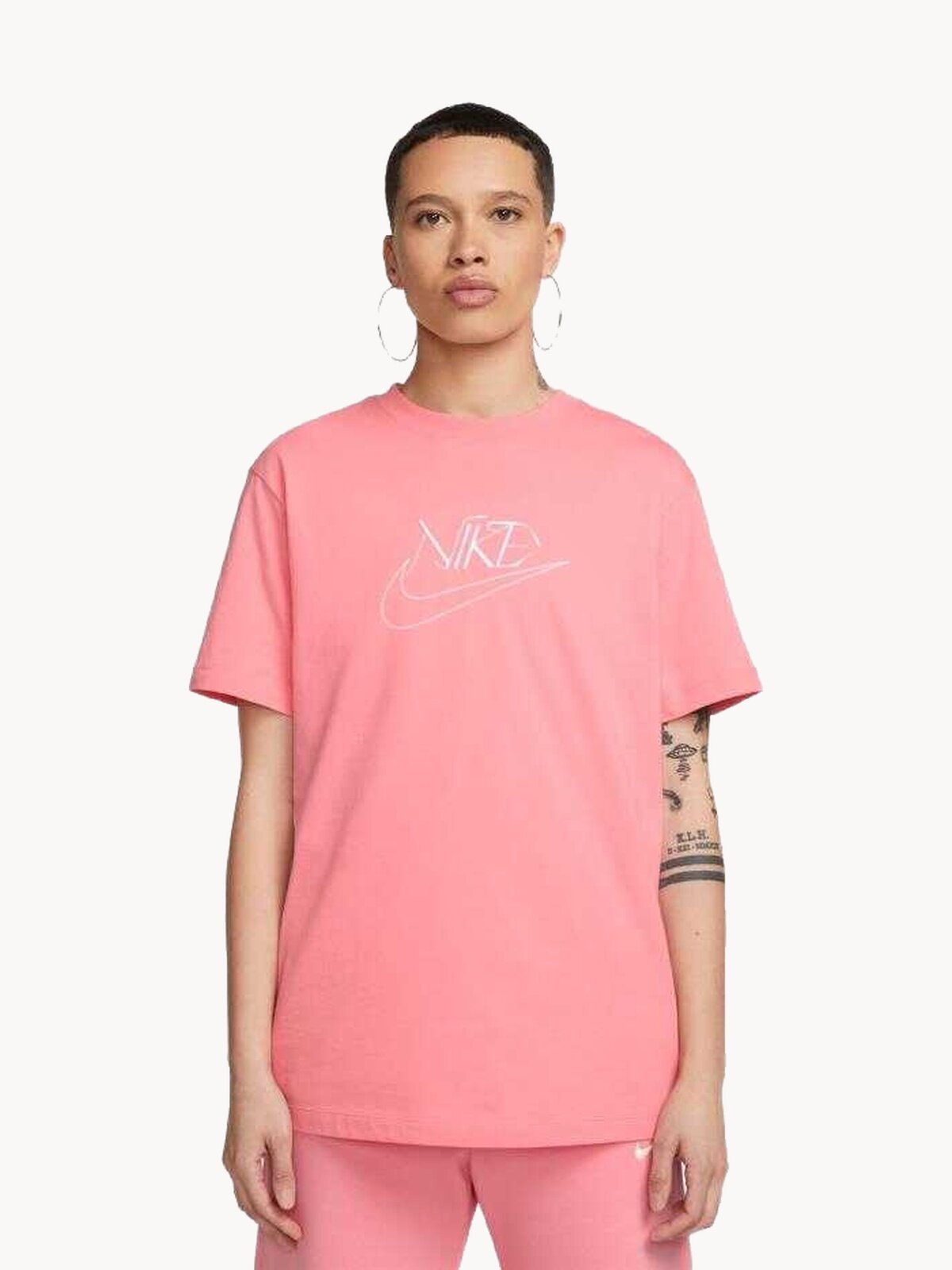 Футболка NIKE OC 2 BF, размер S, розовый