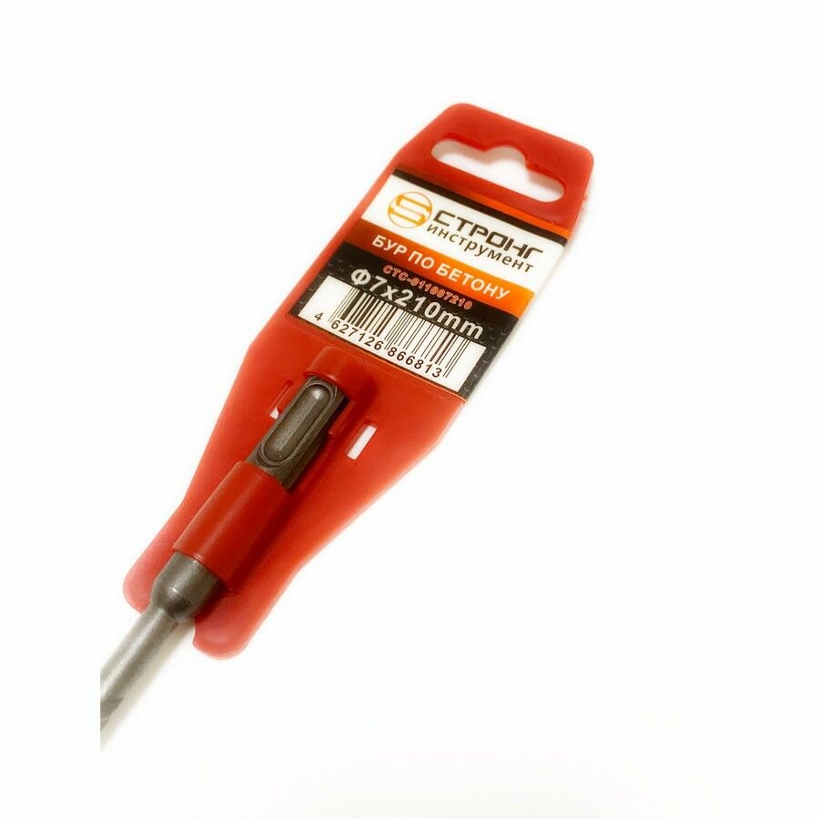 Бур по бетону SDS PLUS 7/210 STRONG 4 грани — фото 1