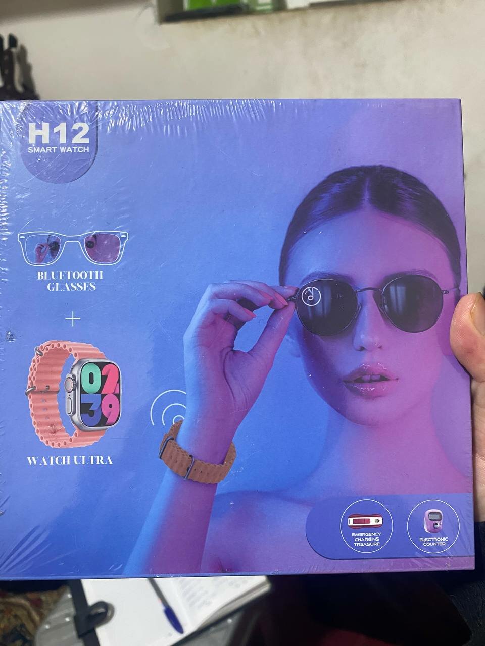 Smart Watch Ultra и наушники Pods pro набор, с 8 браслетами, 10 в 1, умные часы, зарядка