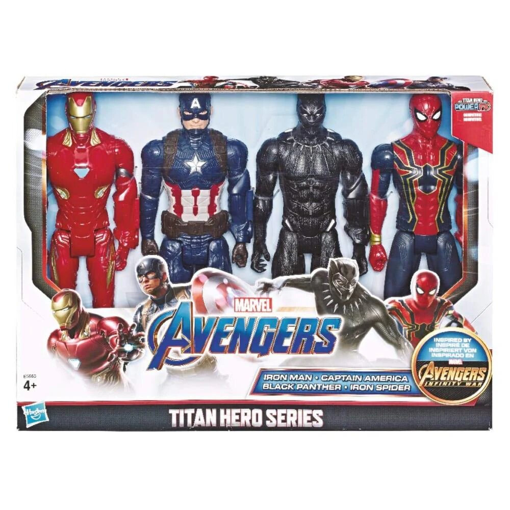 Фигурки "Marvel Avengers Endgame Titan Hero Series", 4 шт, 30 см