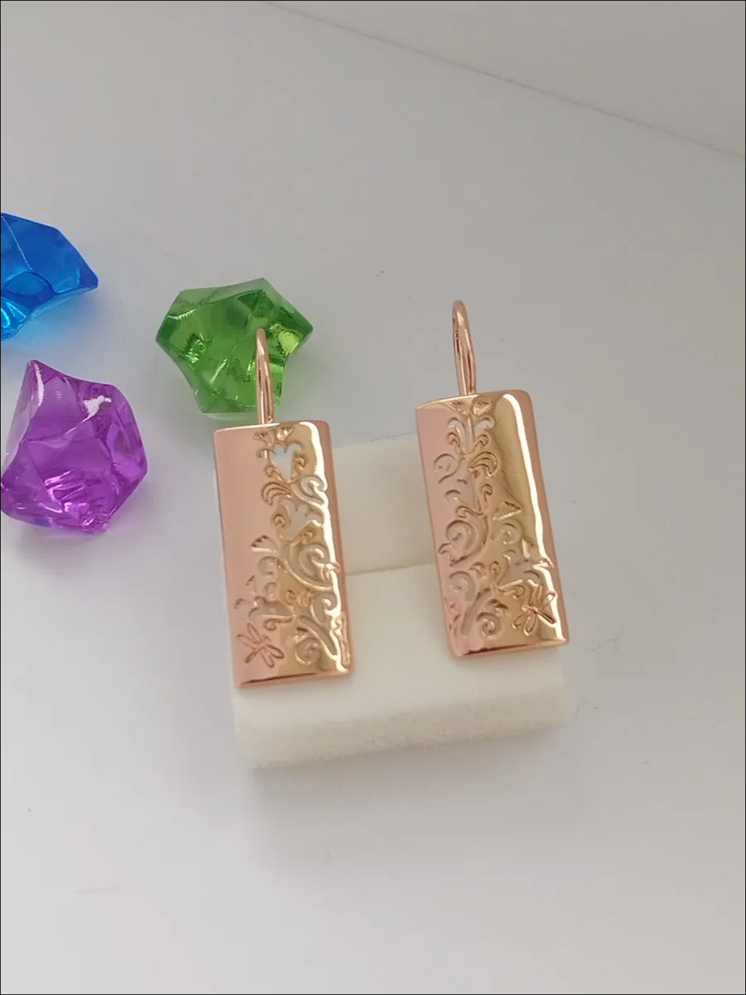 Серьги с подвесками, gold — фото 1