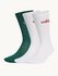 Носки ADIDAS C LIN CREW 3P, модель JG3697, цвет Зеленый; Белый размер XL
