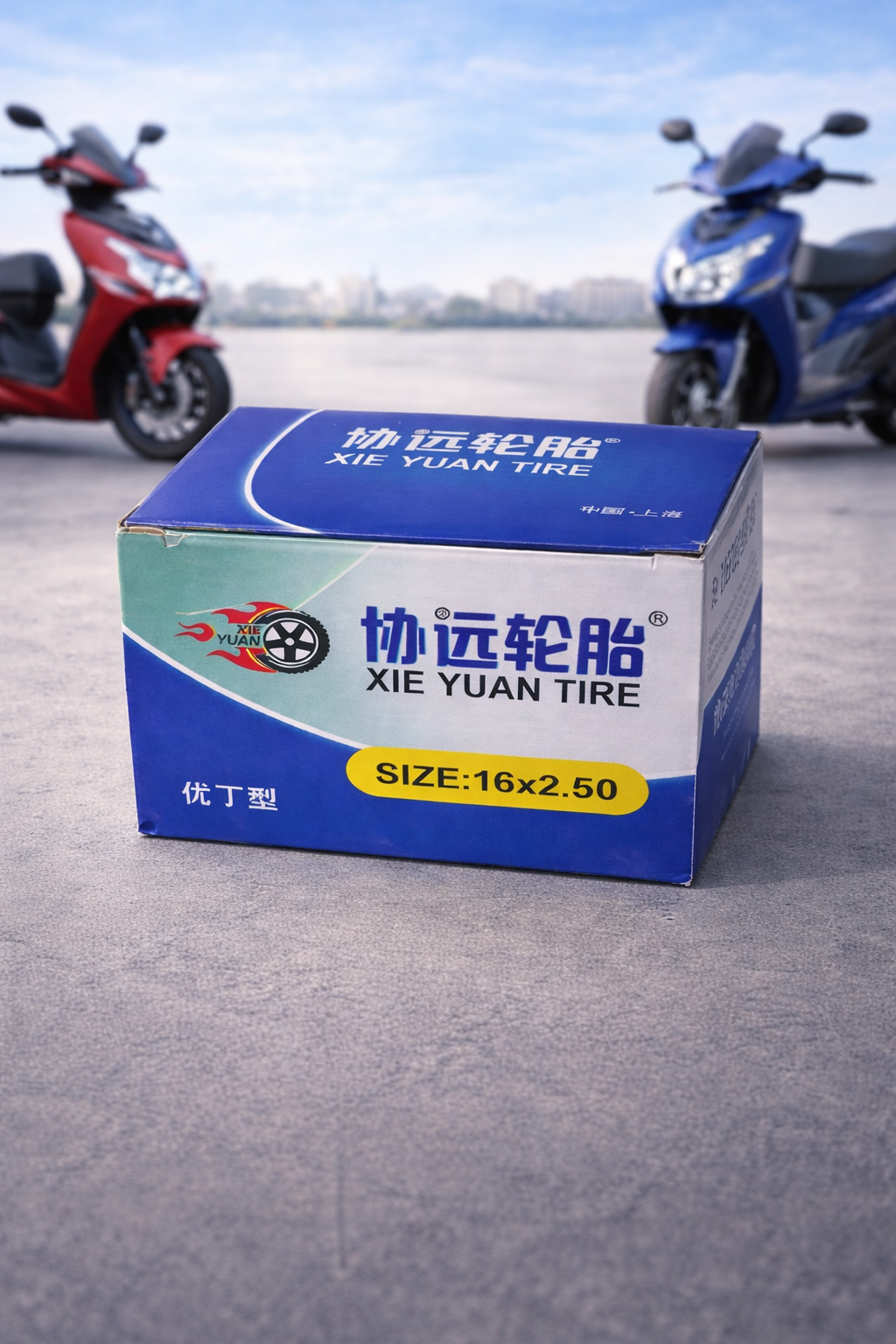 Камера для скутера 16×2.50 усиленная, высококачественная резина