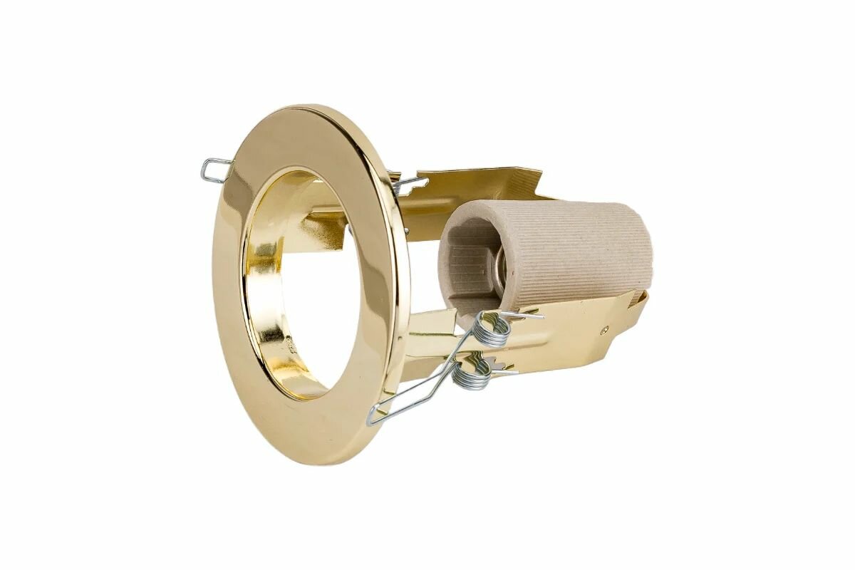 Точечный светильник Светкомплект E14х40Вт золото R50. G (10 шт )