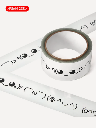 Изображение товара Скотч клейкая лента "Скотчус", Студия Артемия Лебедева, 48 мм × 50 м × 45 мкм, односторонний