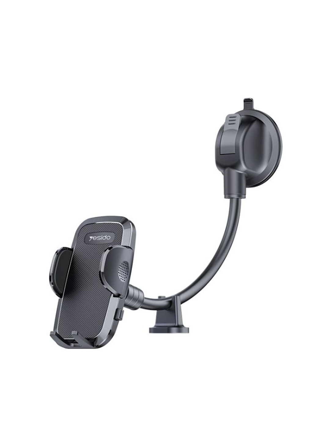 Автомобильный держатель Yesido C140, для лобового стекла, ABS-пластик, чёрный