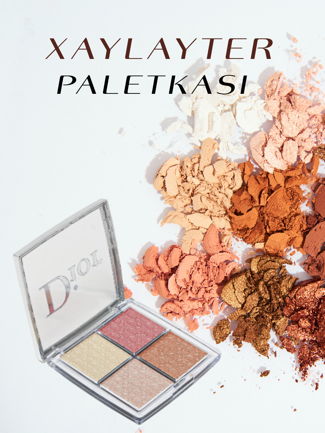 Хайлайтер Dior Backstage, палитра, 4 цвета, стойкость, безупречный макияж 04