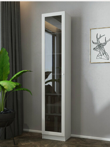 Изображение товара Книжный шкаф-витрина с стеклами, книжный стеллаж 400/300/2020