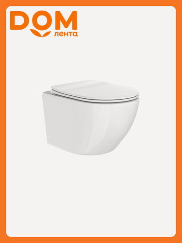 Изображение товара Подвесной унитаз Tokito Торнадо Tatsumaki Мommo с универсальным выпуском безободковый