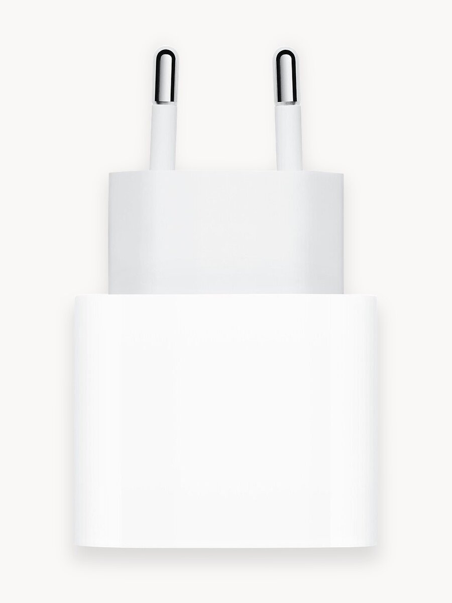 Зарядное устройство Apple USB‑C мощностью 20 Вт, белый