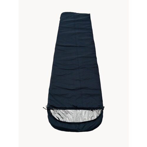 Спальный мешок EVERENA Скаут -30C 220x90 см, спальник с подголовником, теплоотражающей подкладкой c компрессионным чехлом, цвет графит