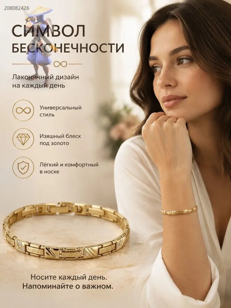 Браслет, фианит