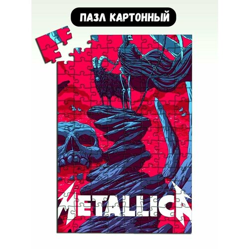 Пазл картонный 29x20 см музыка metallica - 18271