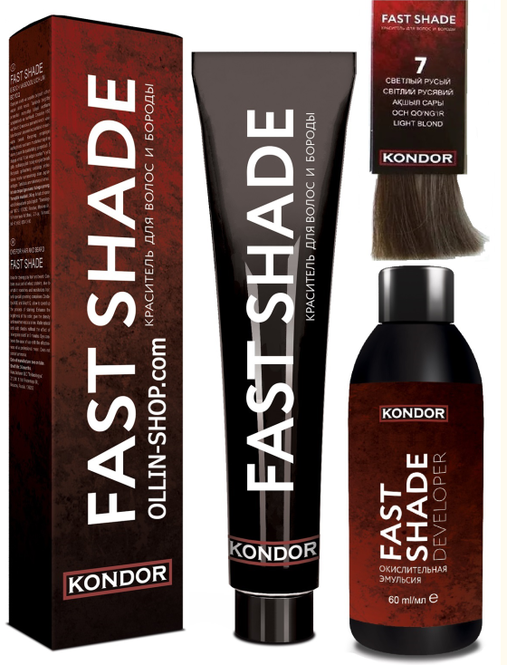 фото KONDOR Краситель Fast Shade 60 мл +Эмульсия Fast Shade 60 мл