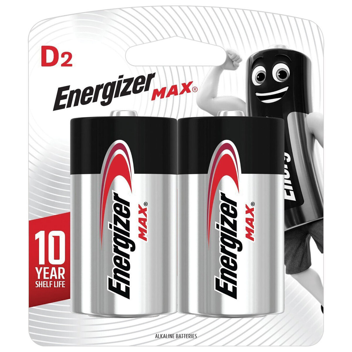 Батарейки ENERGIZER MAX LR20 / E95 / D BL2 (блистер 2шт)