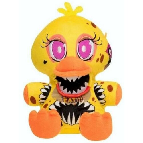 Игрушка мягкая аниматроник кошмарный чика FIVE NIGHTS AT FRADDY\'S 20 см игрушка 2000-4155_CHICA