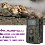 Фотоловушка для наблюдения, охоты и охраны участков / Лесная камера с функцией ночного видения - изображение