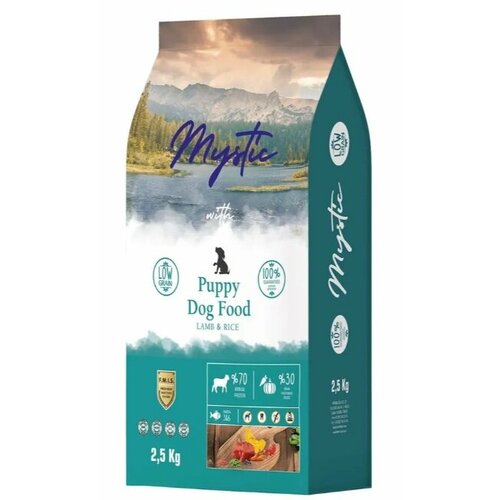 Mystic Puppy Dog Food Lamb & Rice 2,5 кг сухой корм для щенков с ягненком и рисом