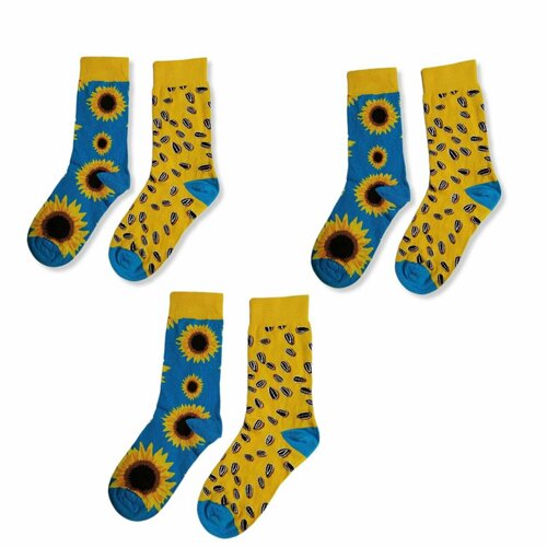 фото Носки , 3 пары, размер 37-41, мультиколор nаnоsосkах