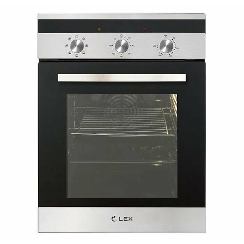 Электрический духовой шкаф LEX EDM 4570 IX нерж стальчерное стекло 2899000₽