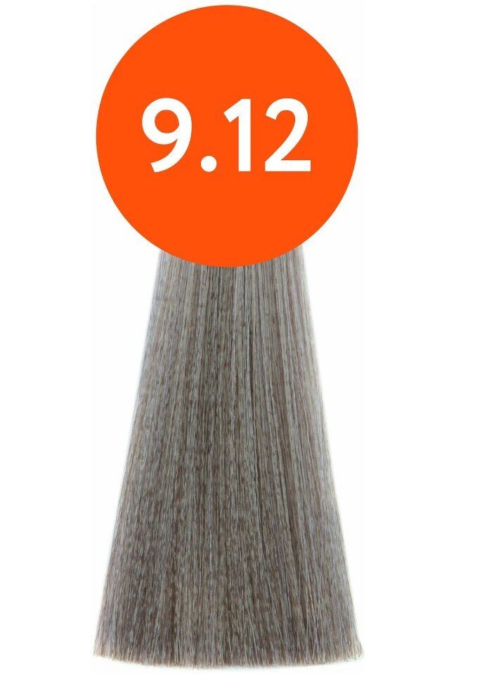OLLIN Professional Стойкая крем-краска для волос N-Joy Color Cream, 9/12 блондин пепельно-фиолетовый, 100 мл