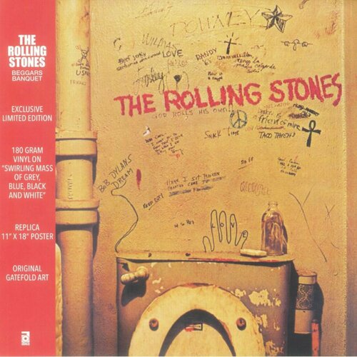 виниловая пластинка the rolling stones beggars banquet rsd2023 grey blue black white swirl vinyl 1lp Виниловая пластинка Rolling Stones, The, Beggars Banquet (Coloured) (0018771214519)