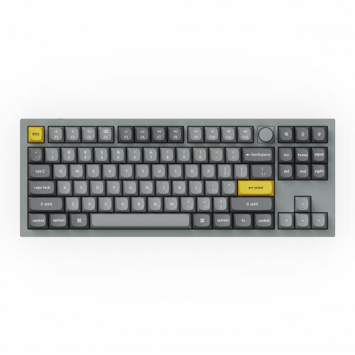 Клавиатура KEYCHRON Q3-N1 RGB Red Switch 87 кнопок Gray 1840500₽