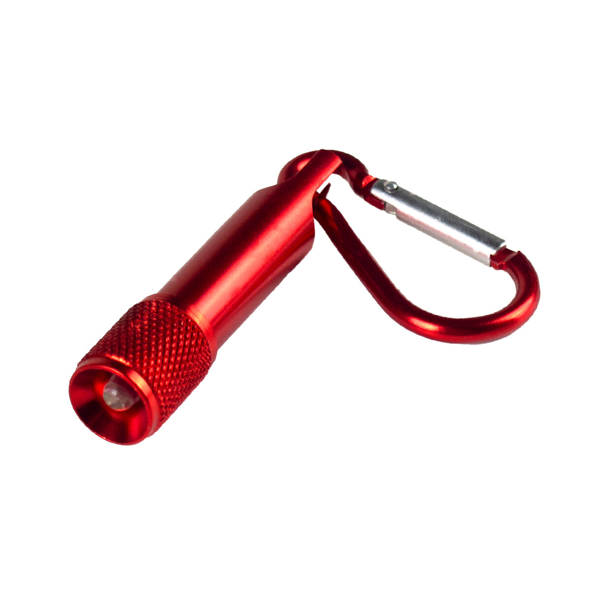 фото Фонарь светодиодный Euroshop с карабином, красный