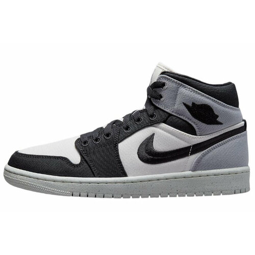 Кеды NIKE, размер 28 см | 43 eu | 42 ru, черный, серый кроссовки nike air jordan 1 mid размер 43 eu белый красный