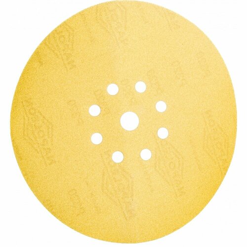 Шлифовальный круг на липучке ABRAFORM Giraffe GOLD 225 мм, 9 отв, Р320 AF-GG-320