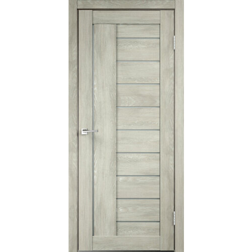 Межкомнатная дверь Velldoris Linea 3 дуб шале седой шкаф торцевой мадлен дуб шале серебро бежевый
