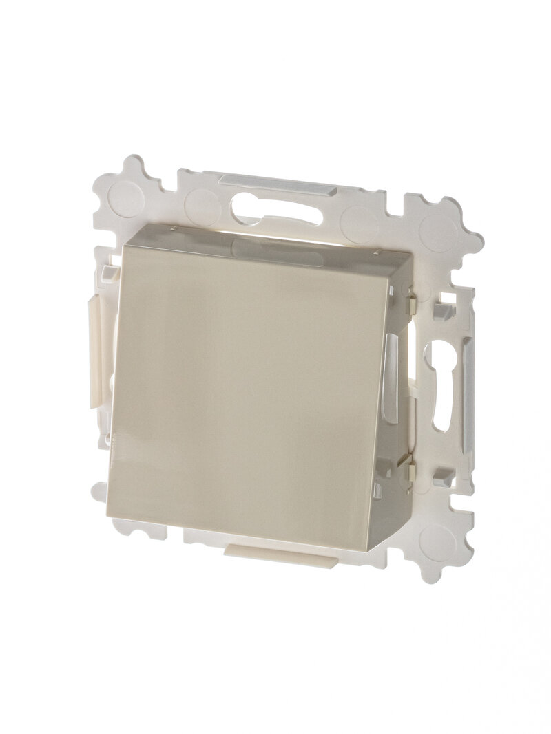 фото ABB EPJ Levit cлоновая коcть / белый Кабельный вывод, , слоновая кость