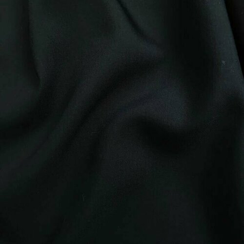 Ткань костюмная шерсть (черный) 100 шерсть италия 50 cm*157 cm