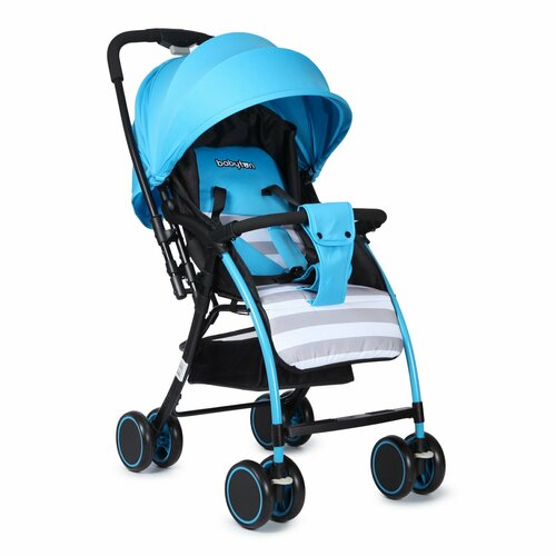 фото Коляска прогулочная babyton mobile blue wlx218